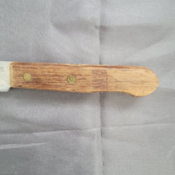 Vintage Sky-Line Bread Knife Stainless Steel Wood Handle Made In England 13" - Picture 2 of 5